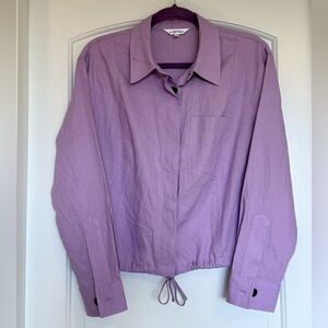 Northern Reflections Linen Button Down Coastal Grandma Clean Girl Size Medium